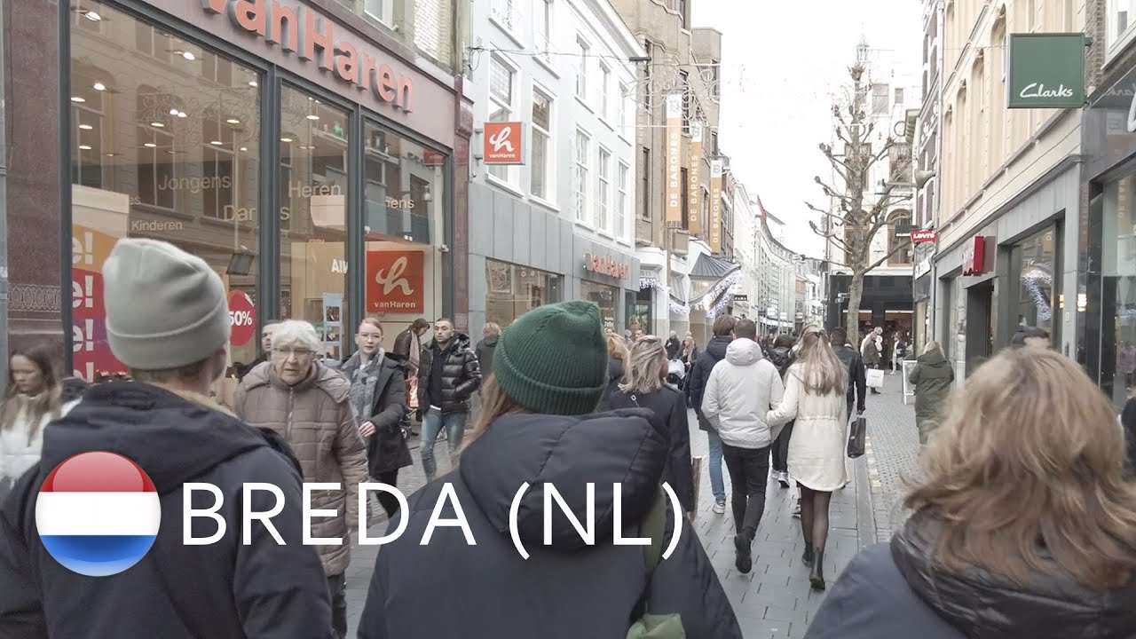 4K | WALKING IN BREDA, NETHERLANDS