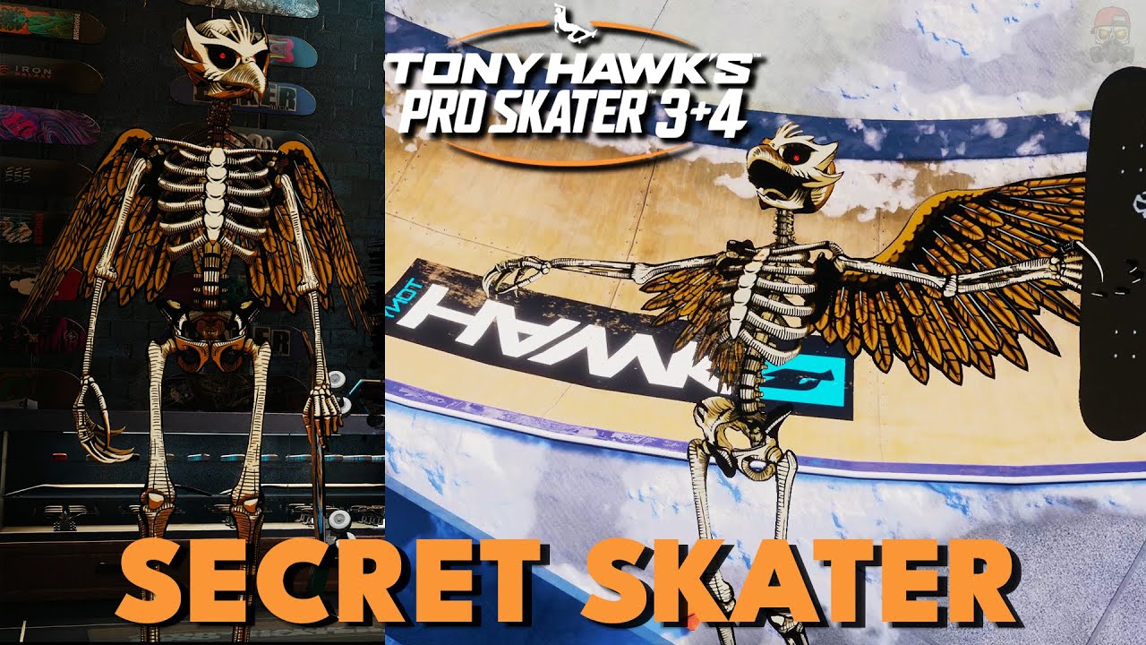 Как разблокировать BIRDMAN Secret Skater в Tony Hawk Pro Skater 3+4!