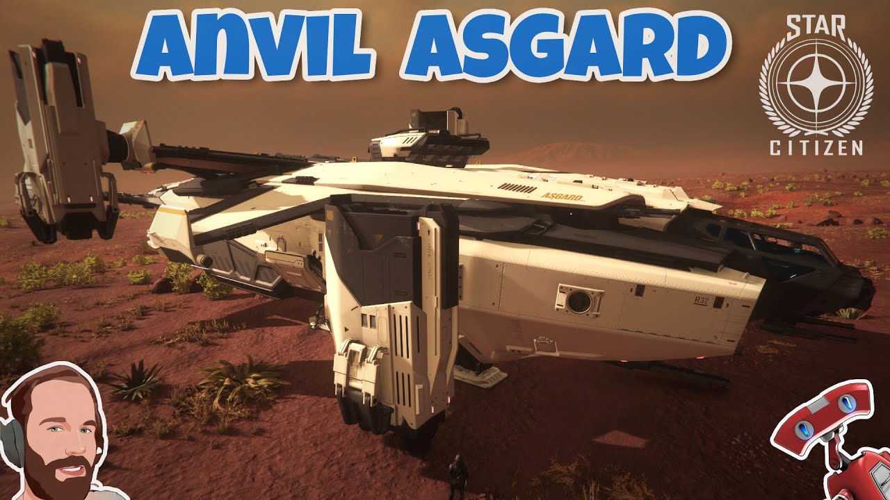 Star Citizen - Visite et Pilotage du Anvil Asgard