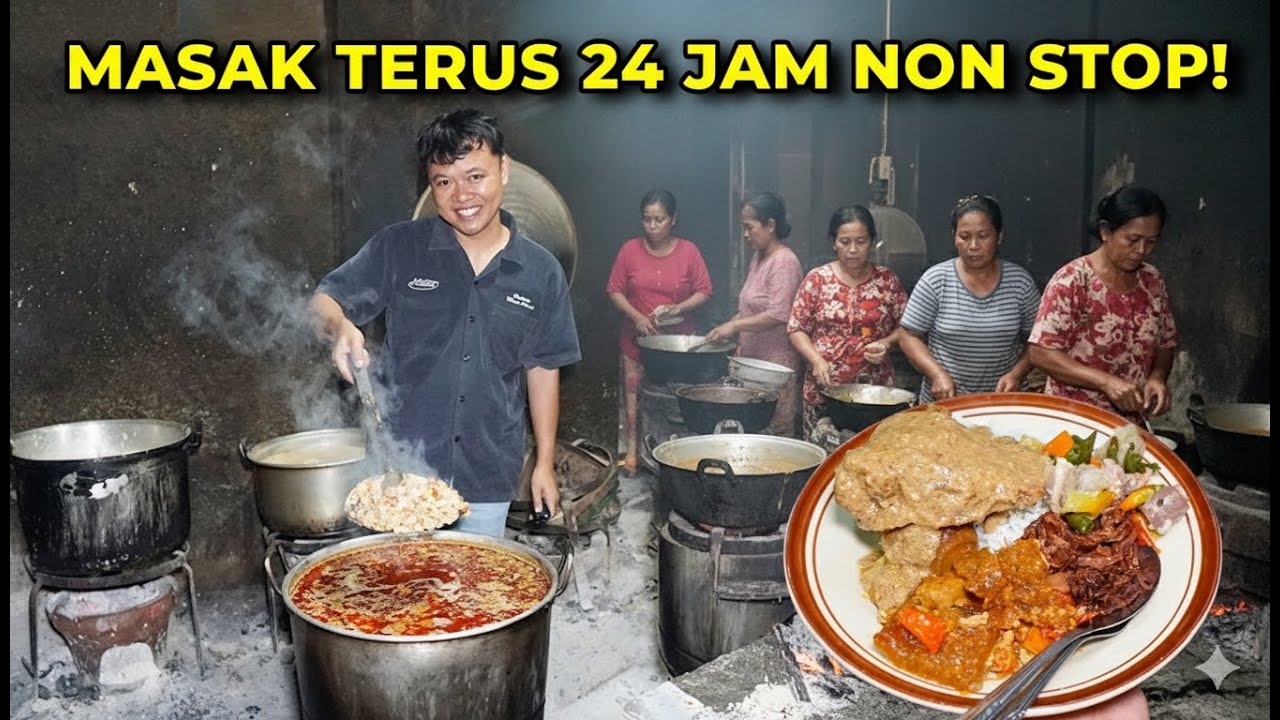 Salah Satu Gudeg Langgananku, Masaknya Sampe 4 Jam! Terbukti Fresh Bisa Lihat Proses Masak Gudeg!