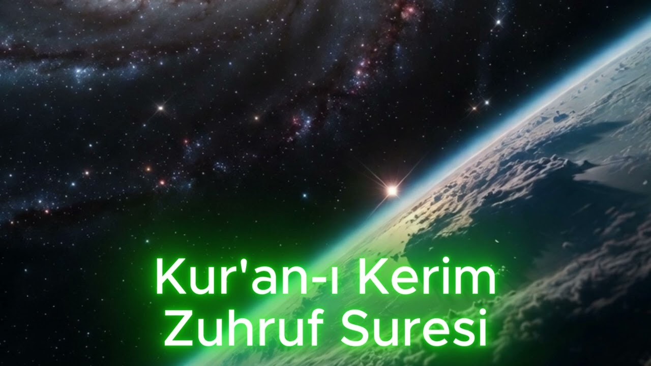 Zuhruf Suresi-Türkçe Meali ve Anlamı #Kuran #cuma #gece #amin #ramazan
