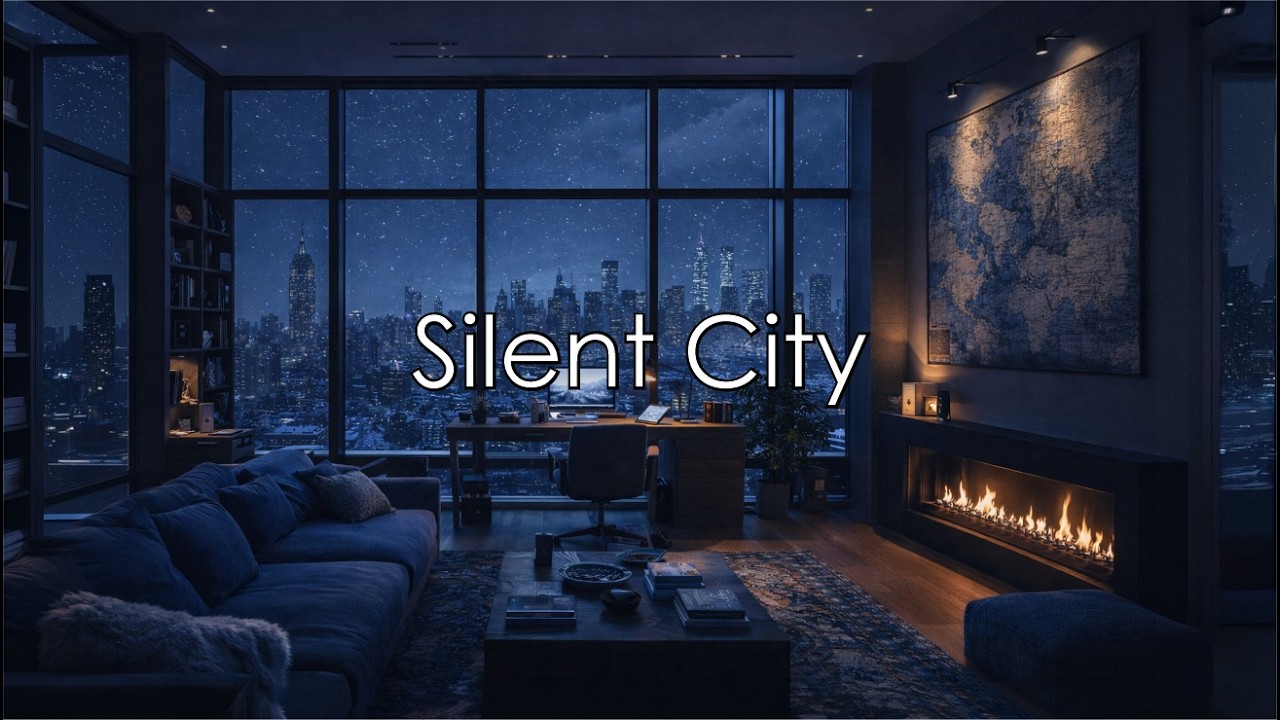 While The World Sleeps | Relaxing Snow Ambience • Deep Focus • Chill & Study