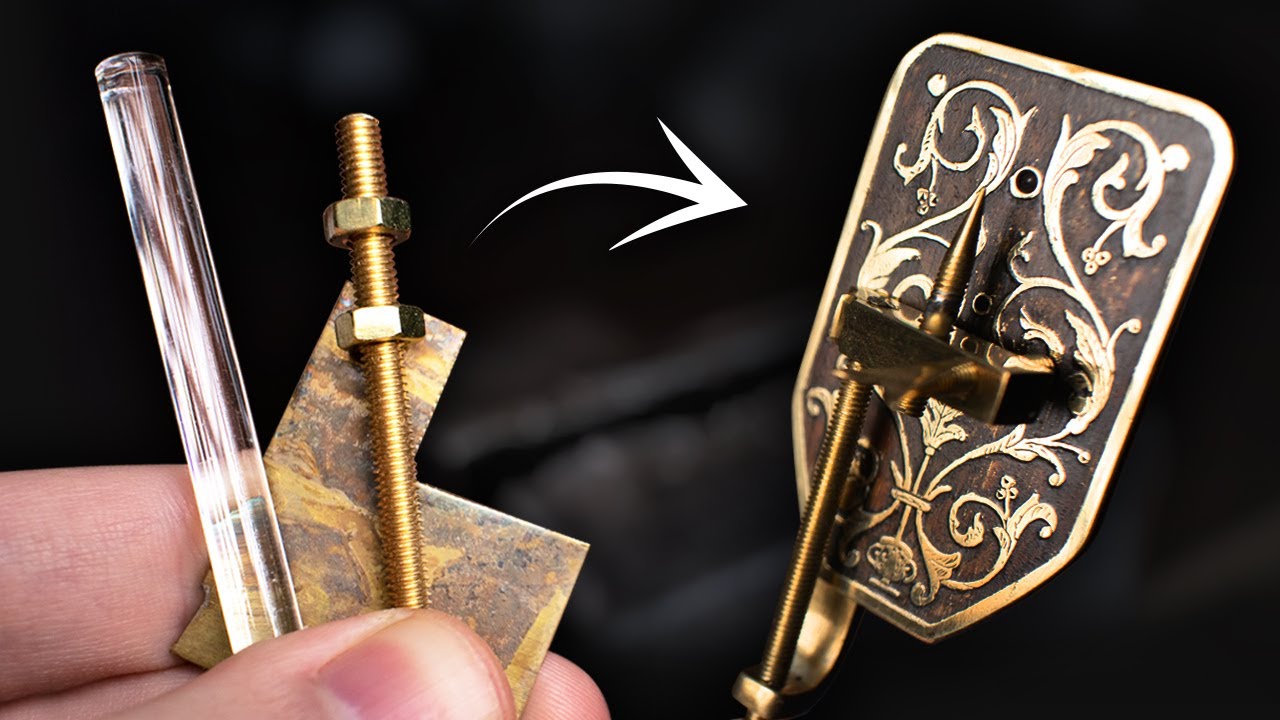 FABRICACIÓN ARTESANAL de un MICROSCOPIO (S. XVII) 🔎 Como hacer réplica del Microscopio Leeuwenhoek