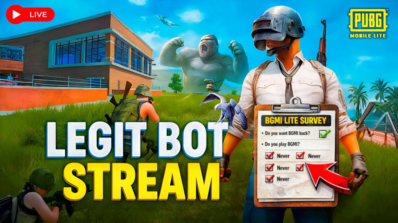BGMI LITE IS BACK ? Krafton Survey || PUBG MOBILE LITE LIVE