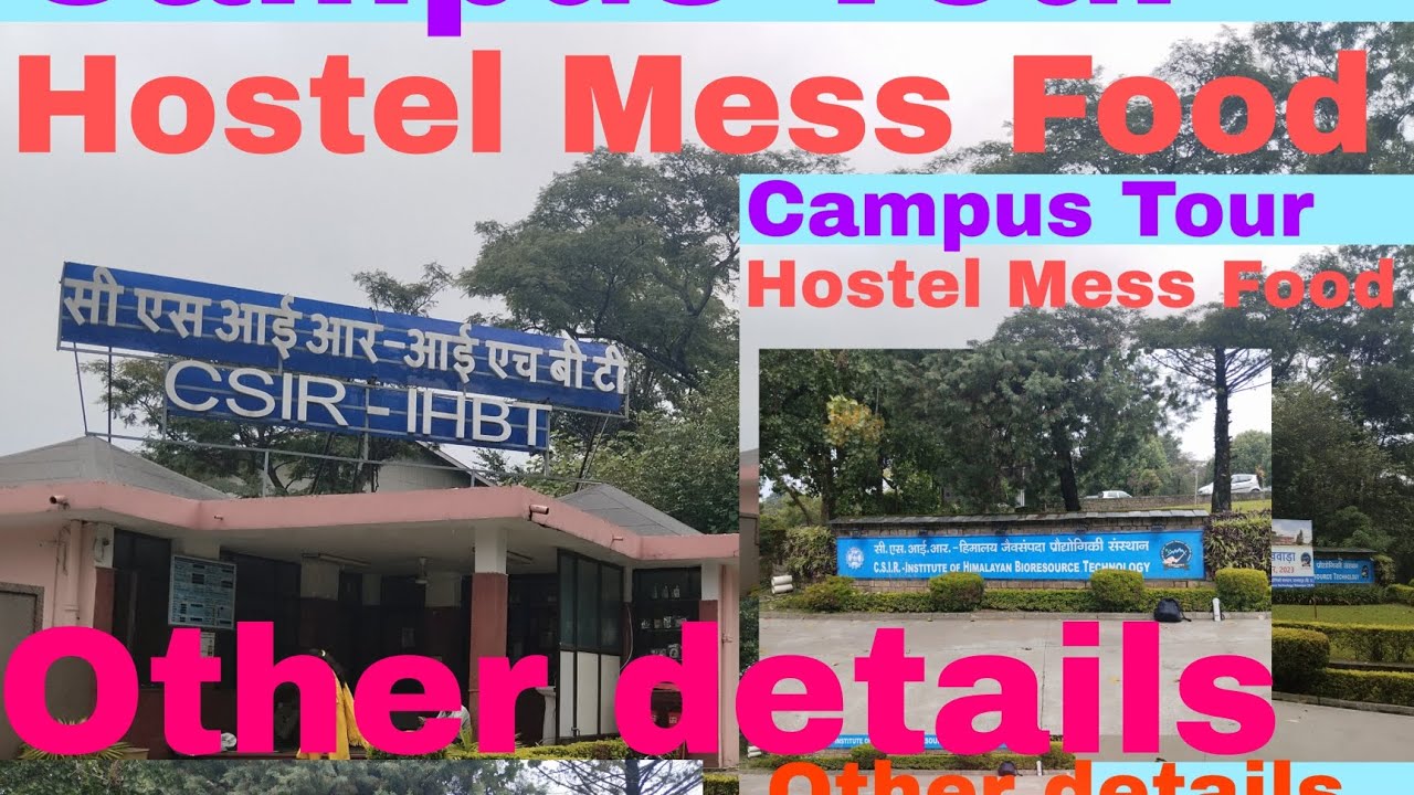 CSIR IHBT Palampur Campus Visit #csir #csirinstitute #csircampus #himachalpradesh #phd