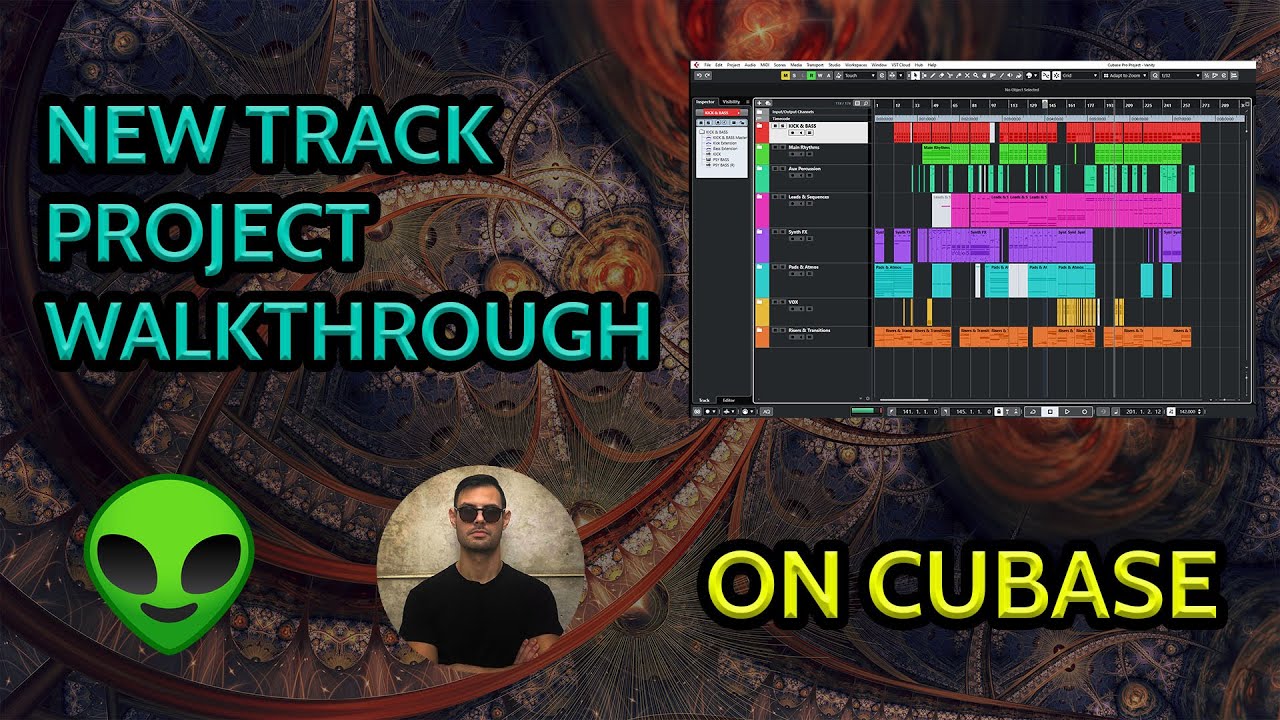 Psytrance Track Cubase Project Walkthrough