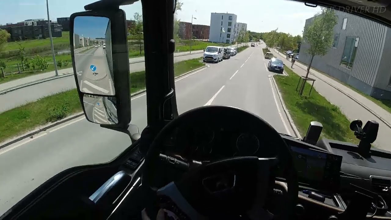 POV TRUCK DRIVER. Driving in Denmark from Hedehusene to Germany! :)