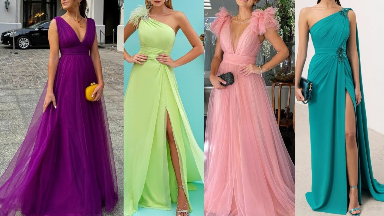 VESTIDOS DE FESTA👗  lindo vestidos longos para inspiração 😉