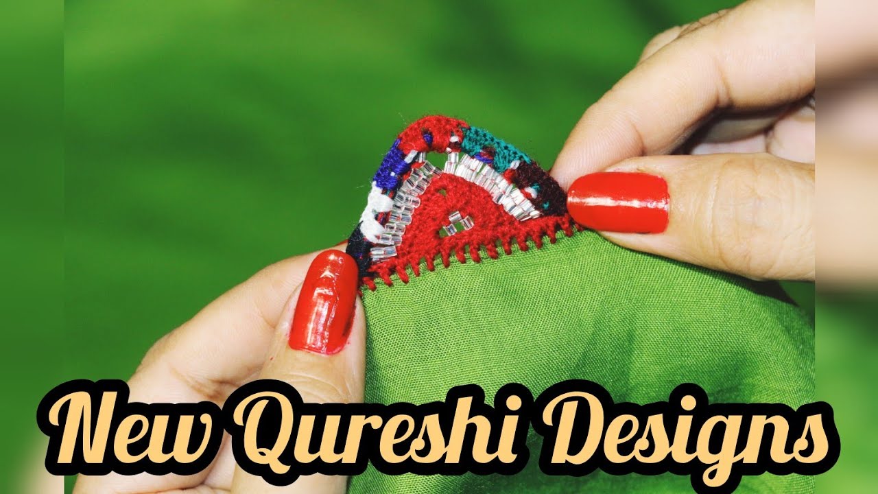 Easy Qureshi Work. [ New Qureshi Design Dupatta 2024] Qureshi Basic Class     #balochi #balochidaab