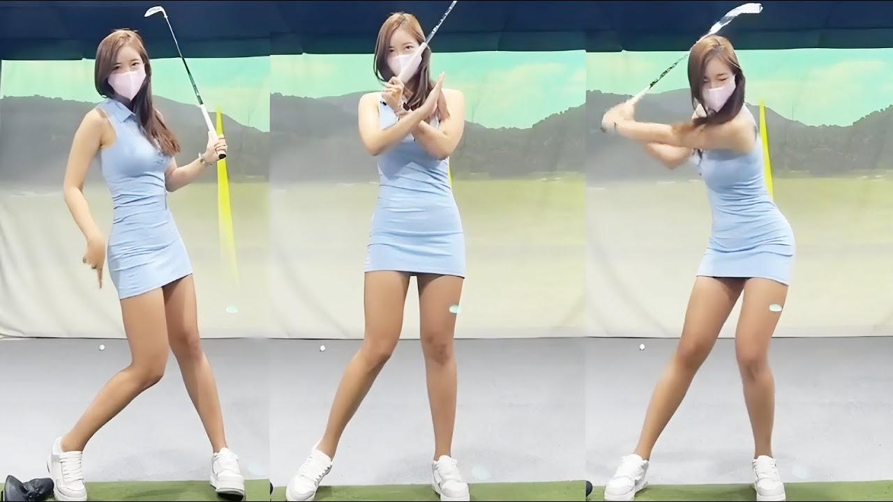[세로골프TV] KLPGA 💕최민채 프로의 악성 슬라이스 원인 '스핀아웃' 고치는 레슨 & 실전 스윙 모음 #최민채프로 #미녀골퍼