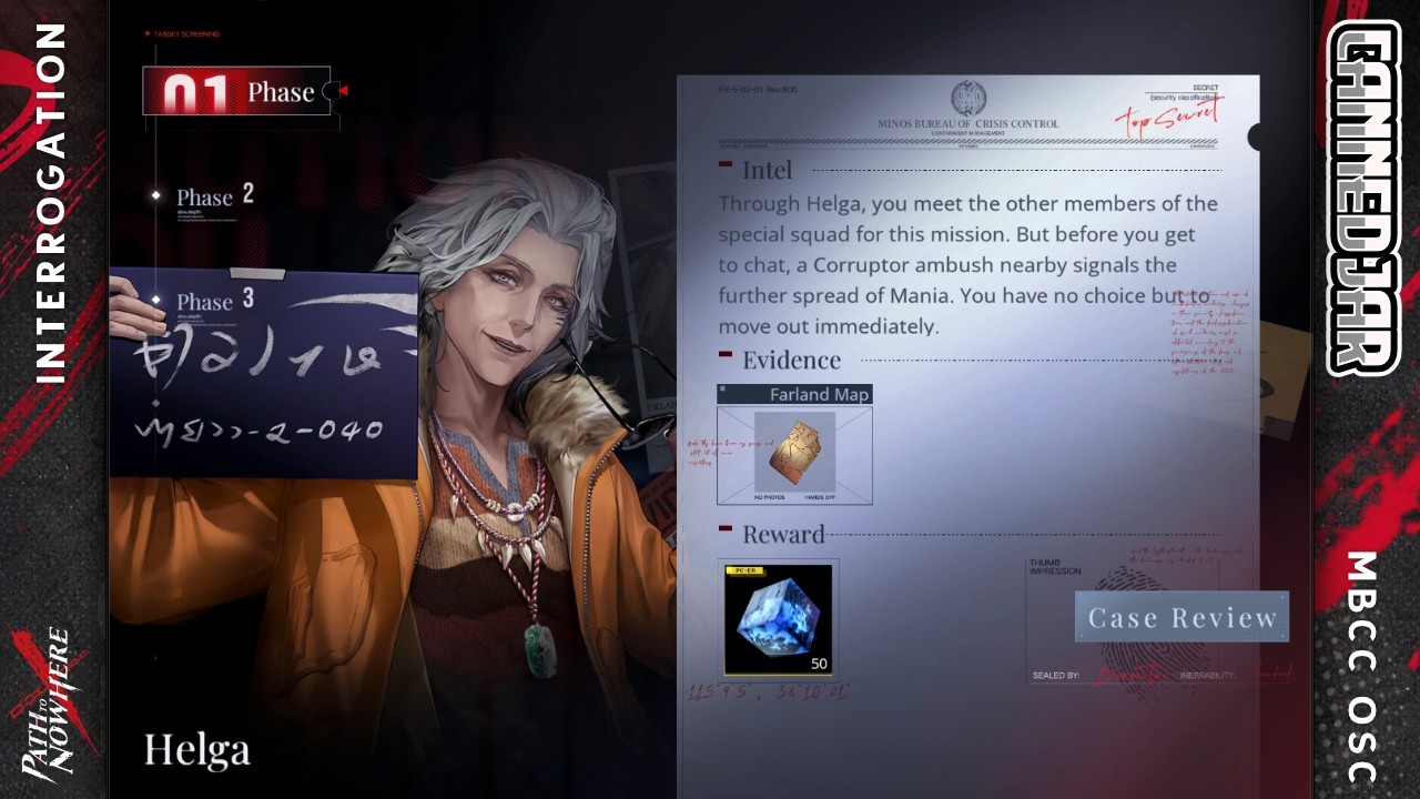 Helga | Sinner Interrogation | Path to Nowhere (PTN)