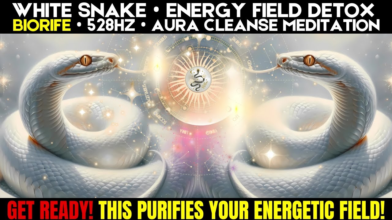White Snake Energy Purifier: Cleanse, Renew, and Heal with Biorife Frequencies