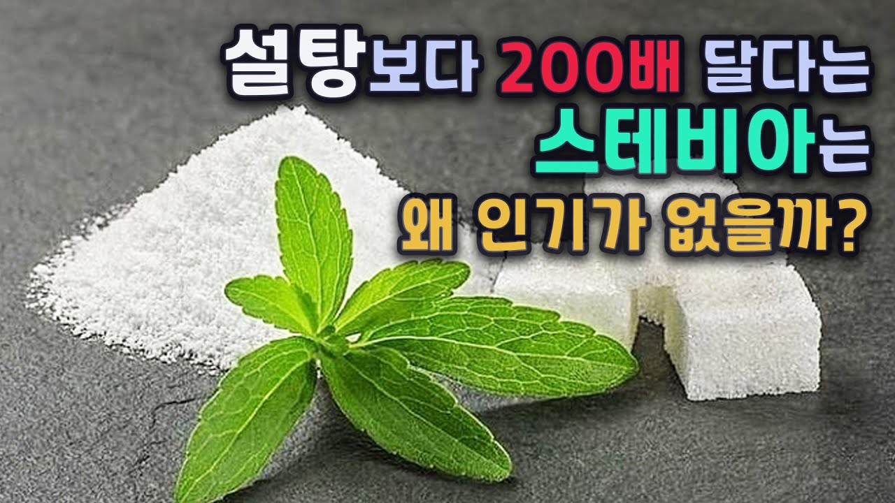 [2분 상식] 설탕보다 200배나 달다는 스테비아, 소주에도 들어가고 안전하다는데  왜 인기가 없을까?