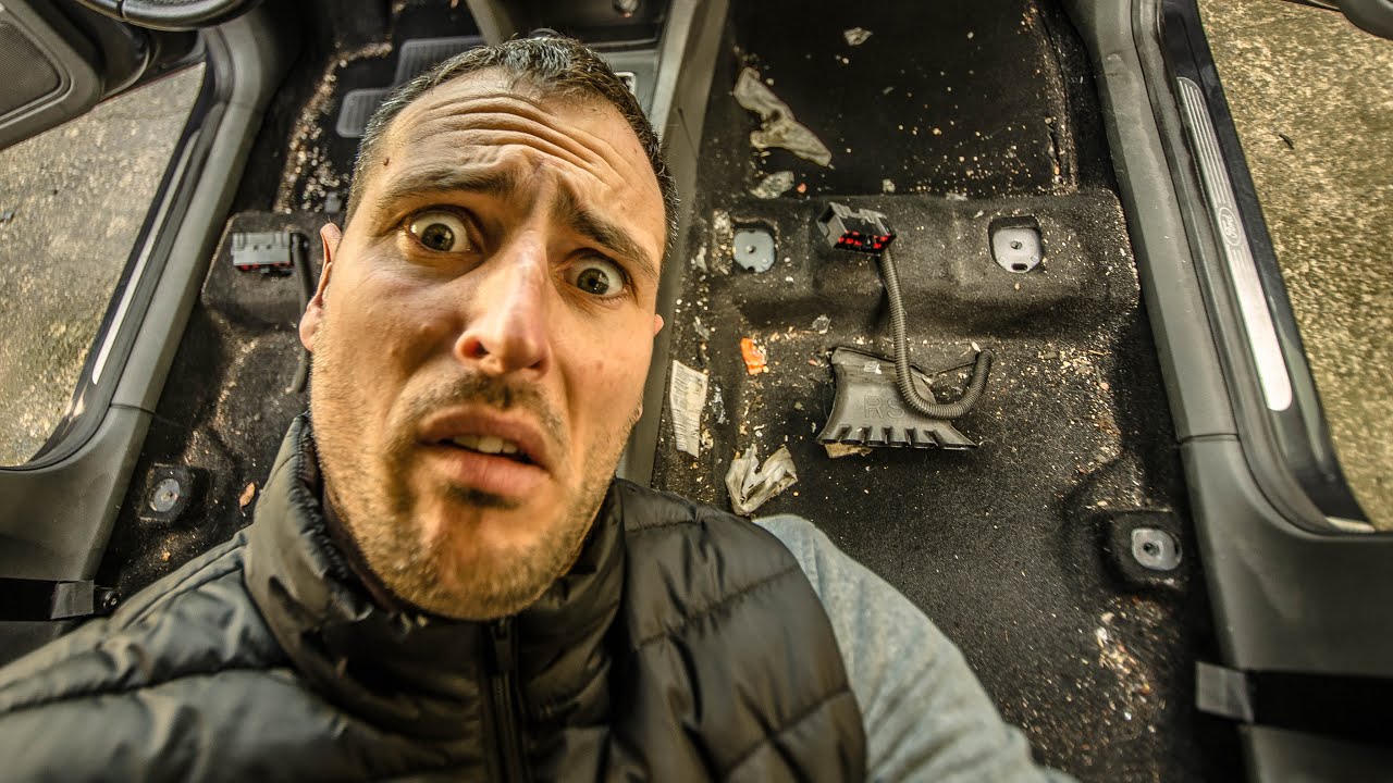 LAVAGE COMPLET D'UNE FORD FOCUS 😱 Un intérieur désastreux !