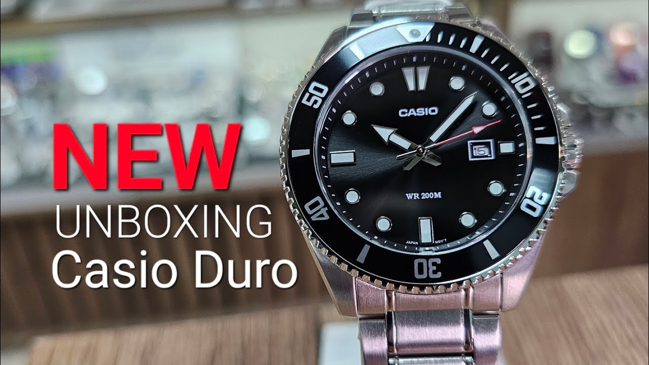 РАСПАКОВКА НОВЫХ ЧАСОВ CASIO DURO MDV-107D-1A1VEF