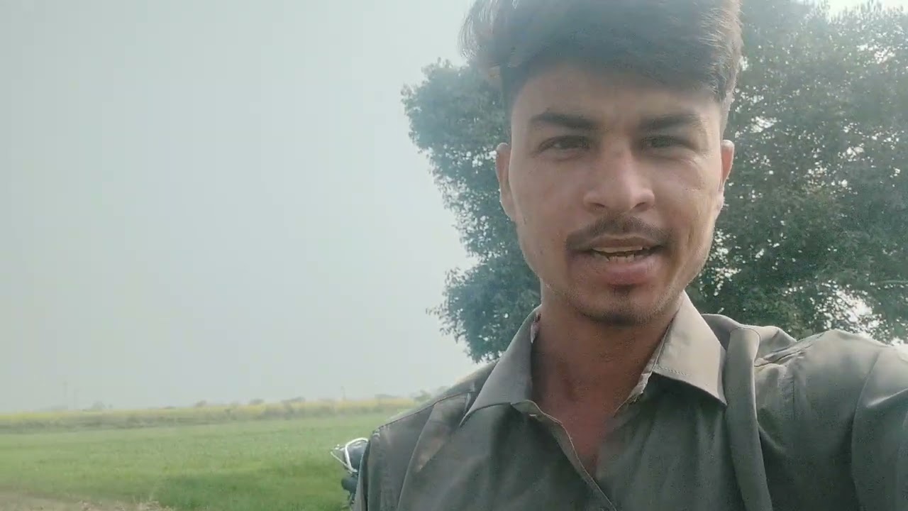 Aaj ham  aye huye hai apne khet par