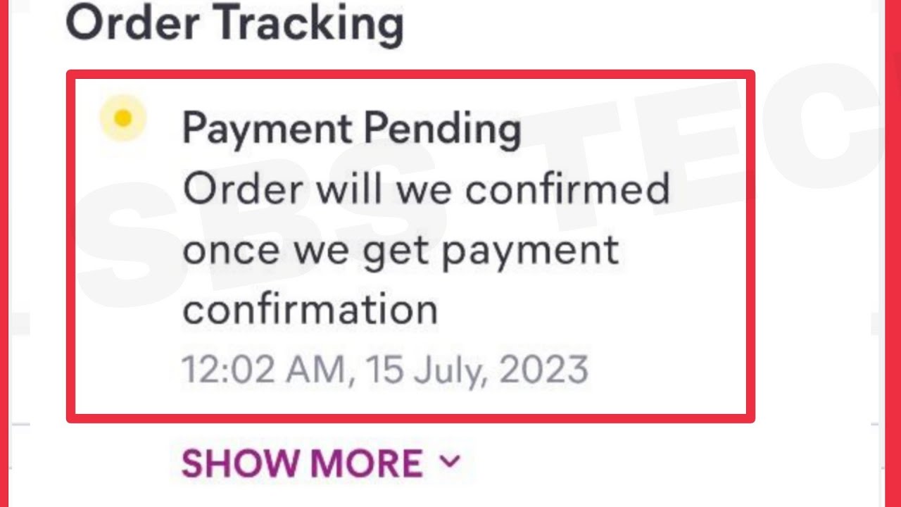 Meesho Fix Payment Pending Order will we confirmed once we get payment confirmation Problem Solve