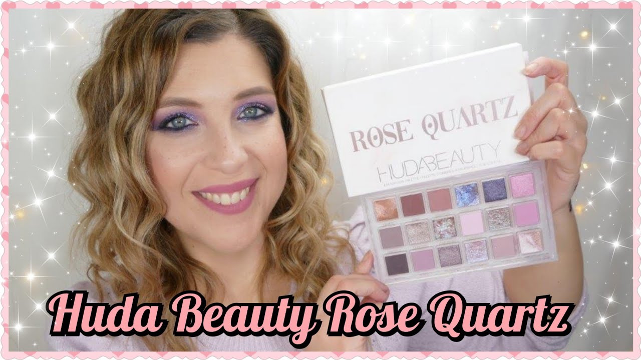 HUDA BEAUTY ROSE QUARTZ PALETTE - Look , Swatch e Comparazioni || laEliZ