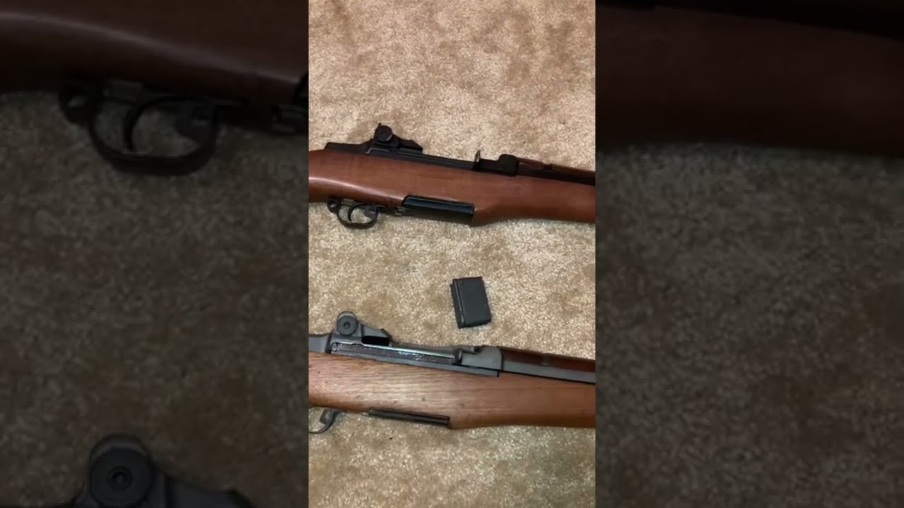 A&K airsoft m1 garand compared to a real m1 garand