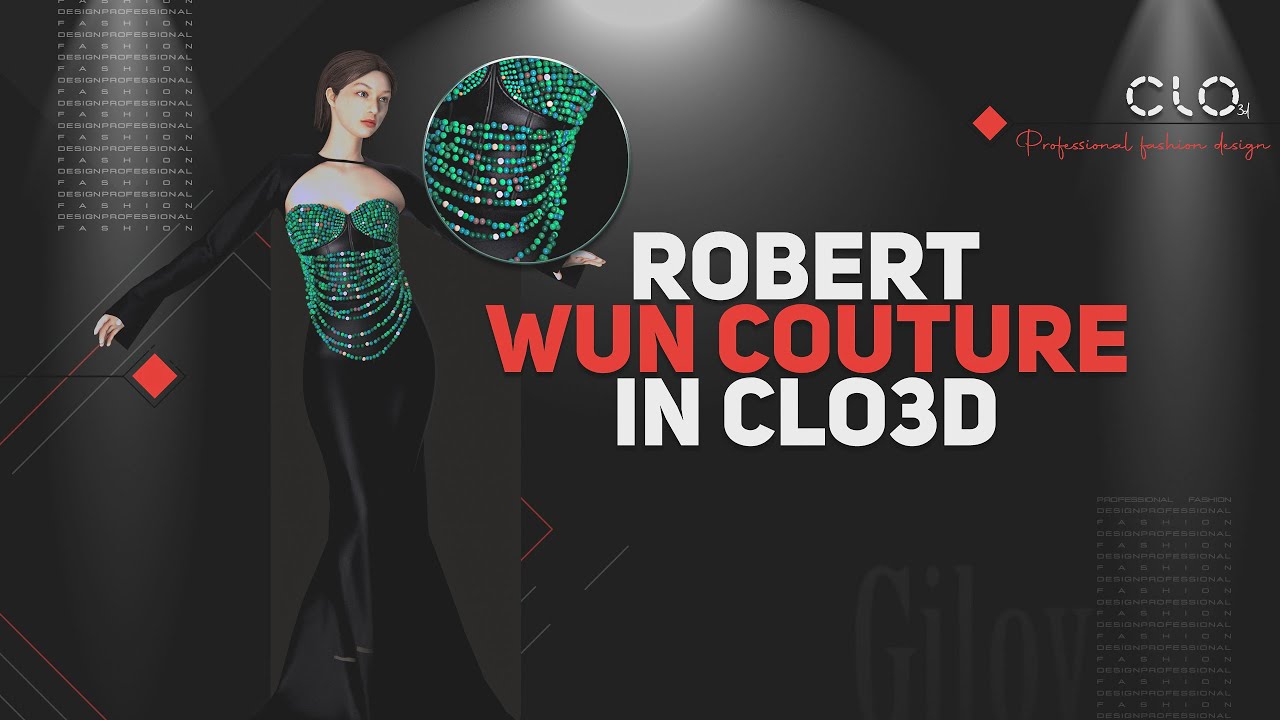 Robert Wun Couture in Clo3d