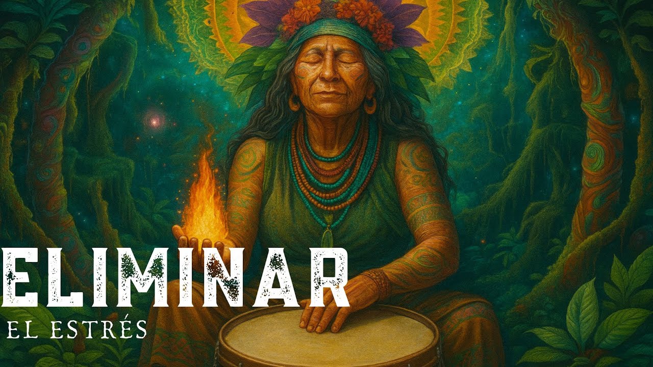 Música chamánica ancestral para CALMAR tu mente | Sonidos Ancestrales para Liberar el Dolor 🌿