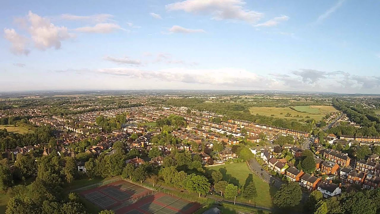 Dji phantom vision plus+ video quality film at parr fold  park manchester