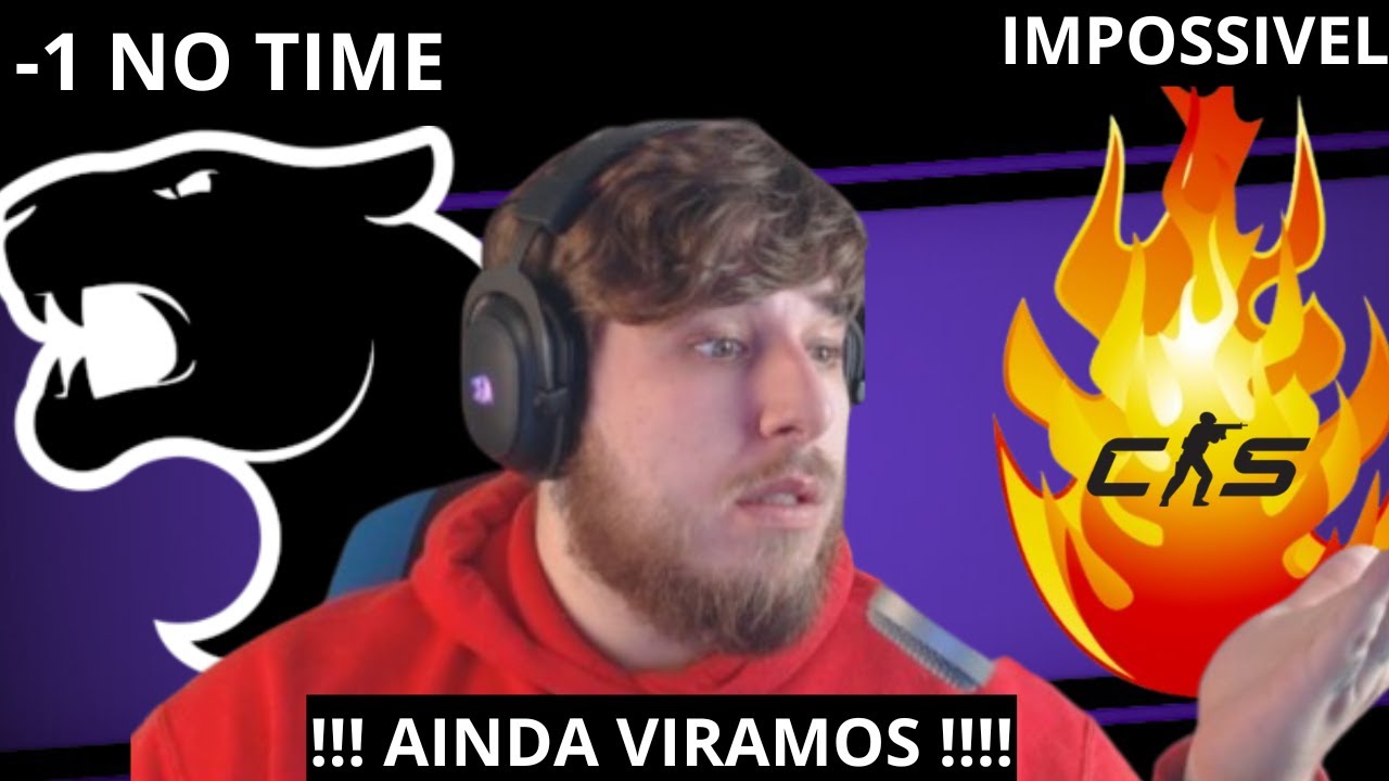 Parecia a FURIA... UM a MENOS no time e ainda VIRAMOS!