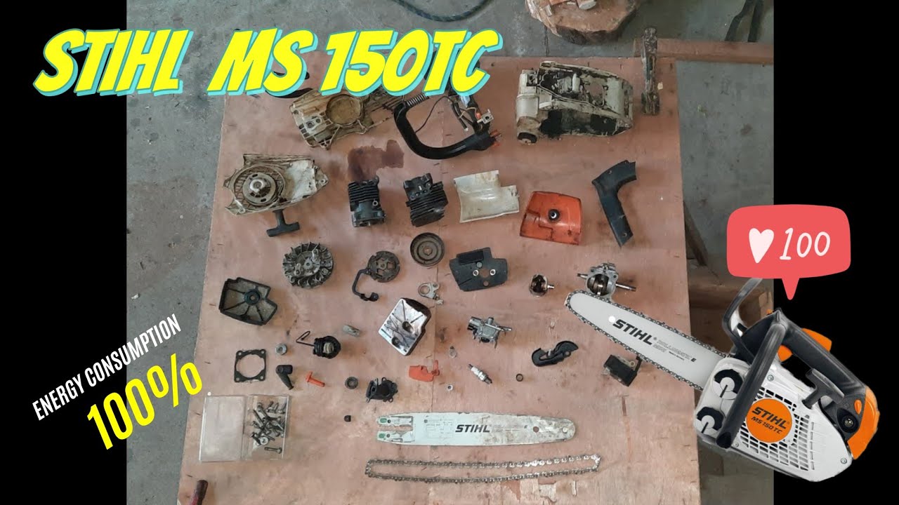 Como cambiar las juntas del carburador. STIHL MS 150tc (1°Parte)🌲🌳🌲🌳🌴