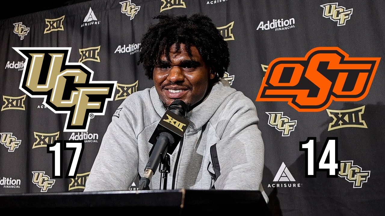 UCF 17, Оклахома Стейт 14 &mdash; Пресс-конференция TE Дилана Уэйда ⚔️🏈