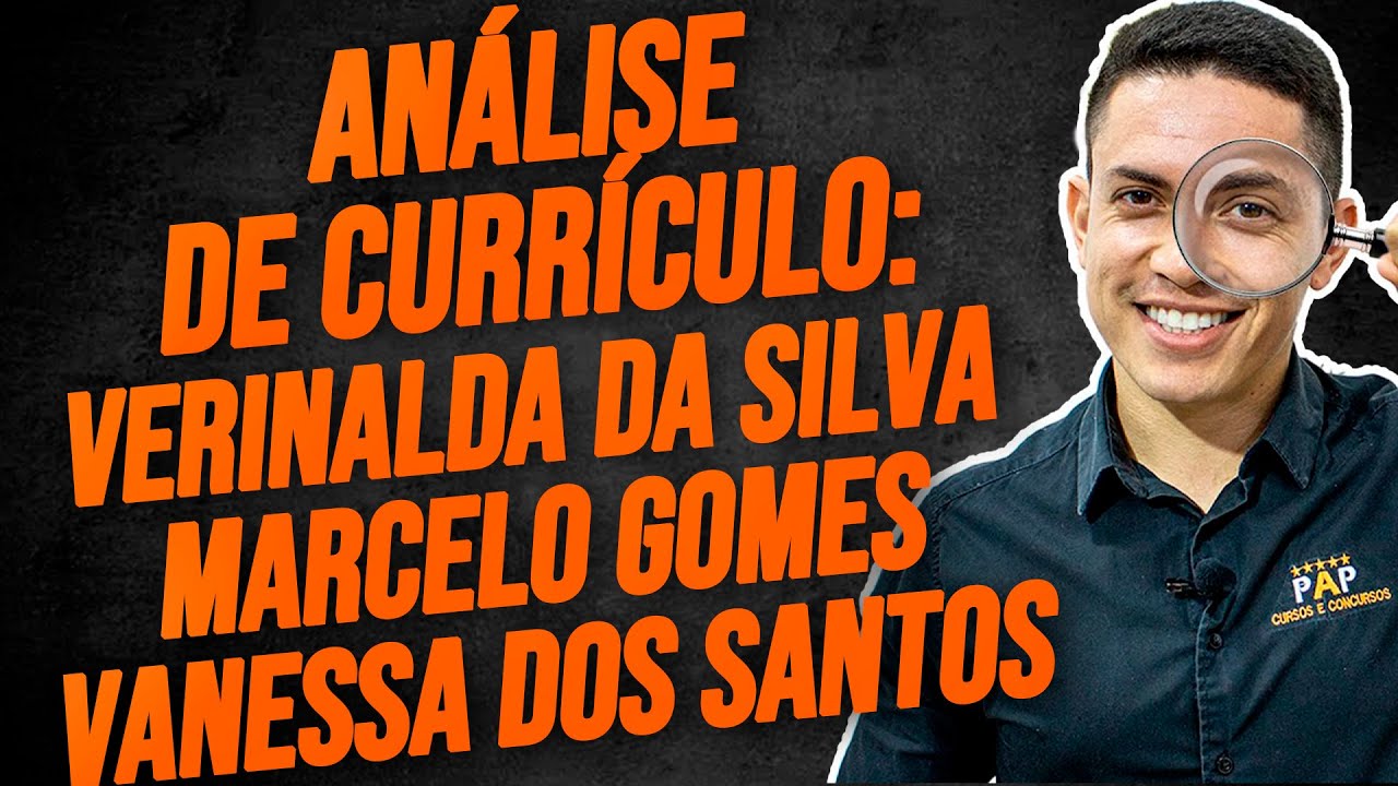 AN&Aacute;LISE DE CURR&Iacute;CULO - VERINALDA DA SILVA, MARCELO GOMES, VANESSA DOS SANTOS