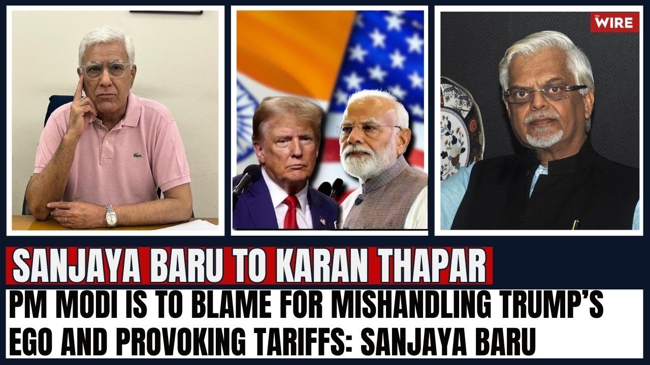 PM Modi is to Blame for Mishandling Trump’s Ego and Provoking Tariffs: Sanjaya Baru
