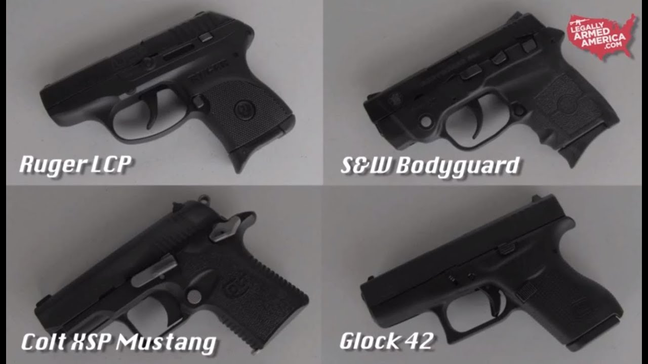 Ladies review the Glock 42, Colt XSP Mustang, S&W Bodyguard, & Ruger LCP