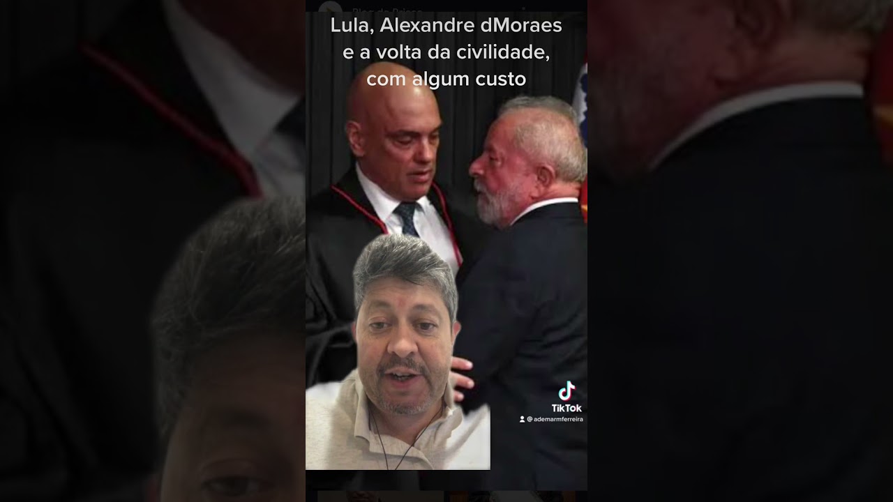 Lula, Alexandre dMoraes  e a volta da civilidade, com algum custo #lula #bolsonaro #science #brazil