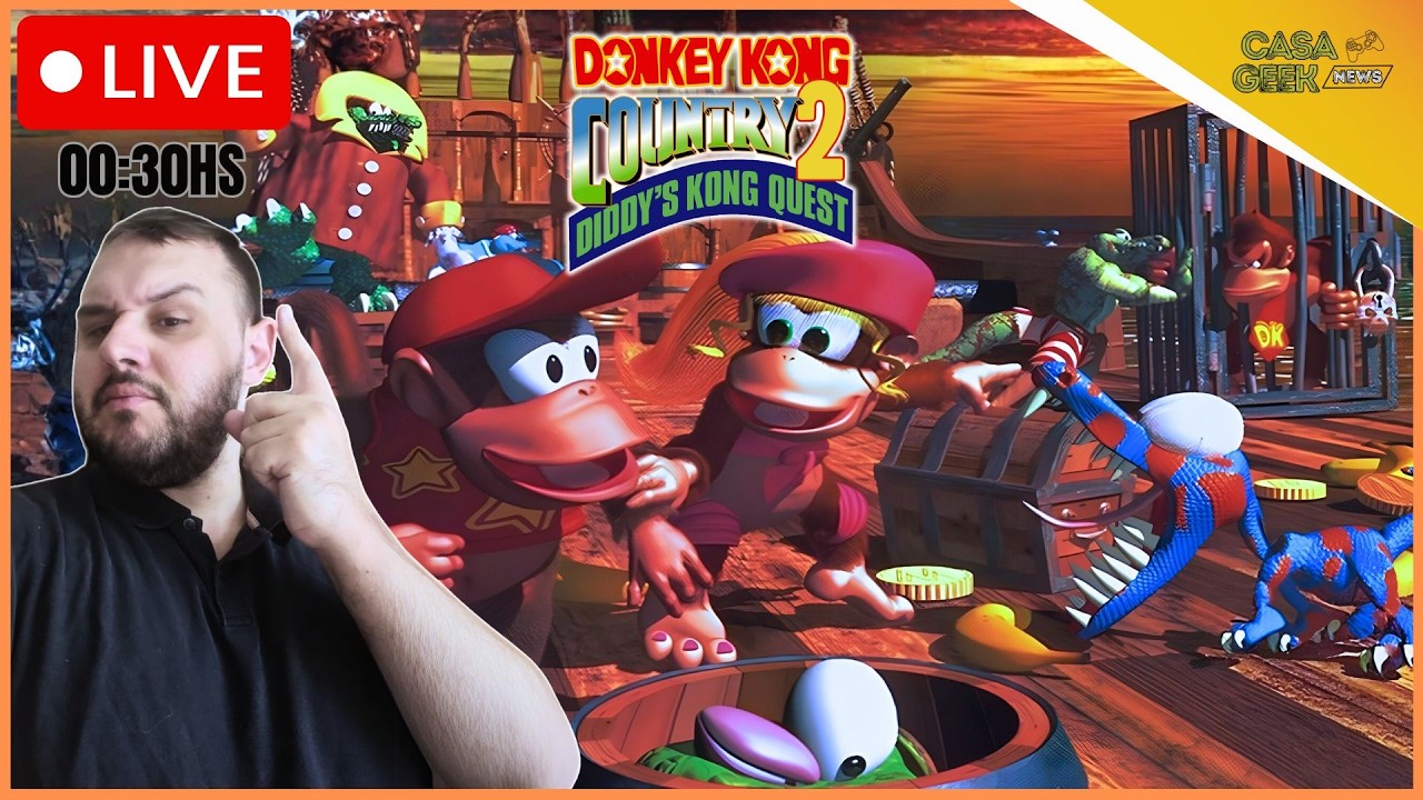 DIA DE DAR AULA – DONKEY KONG COUNTRY 2: DIDDY'S KONG QUEST #01
