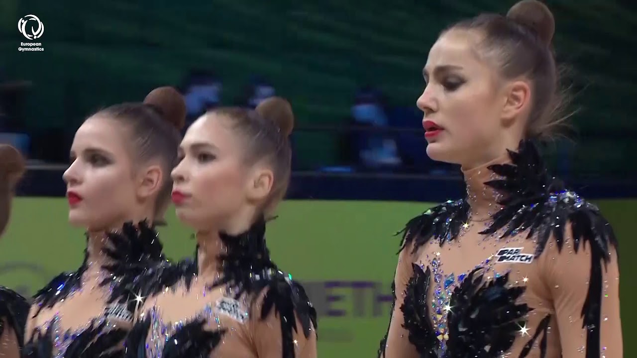Ukraine - 2020 European silver medallists, 3 hoops 2 pairs of clubs