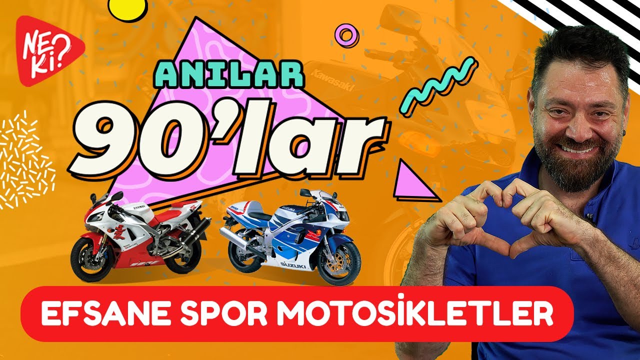 POSTERLERİYLE BÜYÜDÜĞÜMÜZ 90'LARIN EFSANE SPOR MOTOSİKLETLERİ