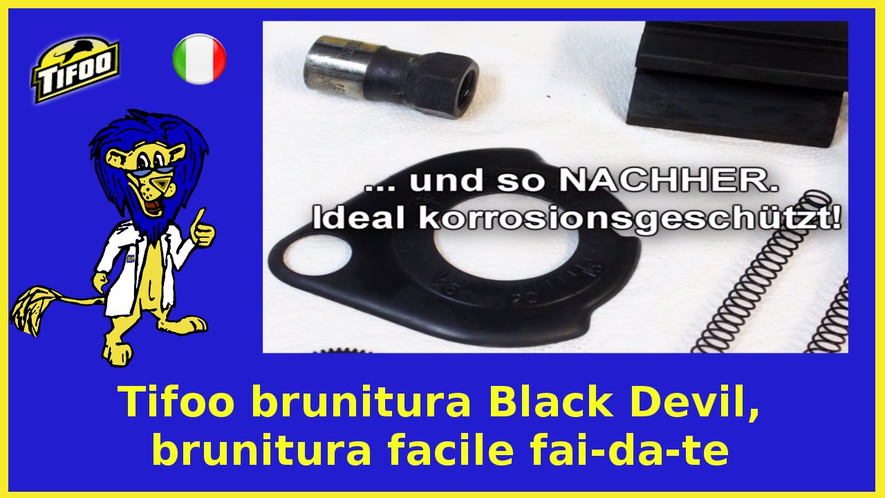 Tifoo brunitura Black Devil, brunitura facile fai-da-te