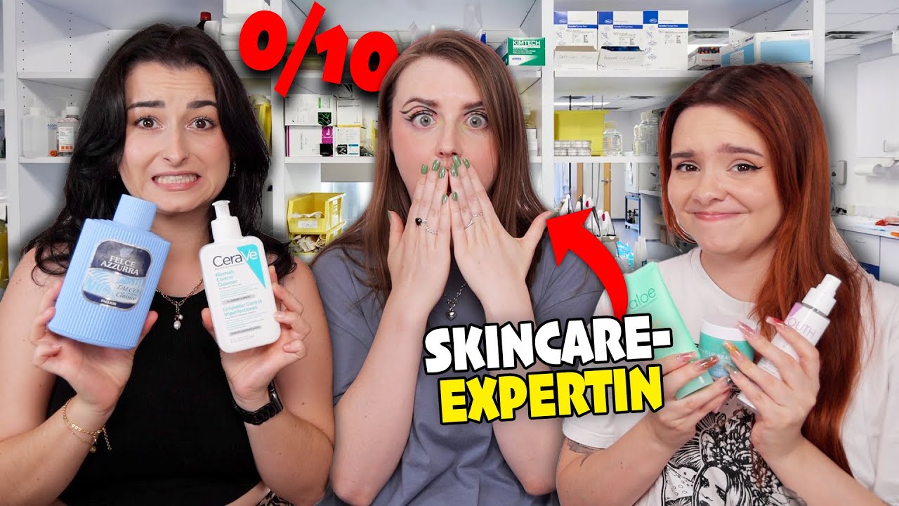 SKINCARE-EXPERTIN bewertet unsere Hautpflege-Routinen... 😅