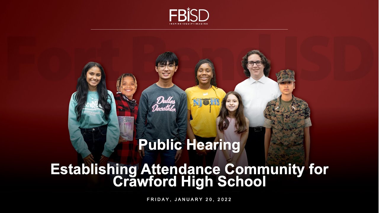 Crawford High School Boundary Planning Public Hearing | January 20, 2023