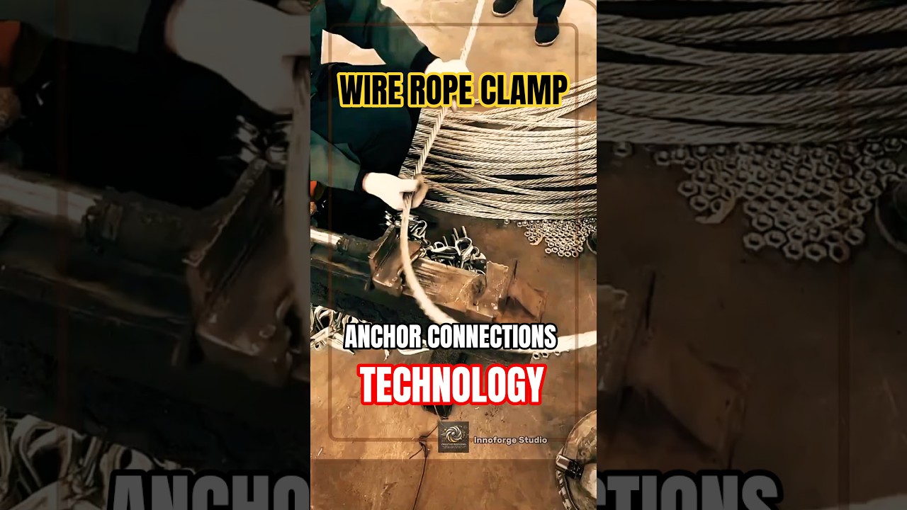 Wire Rope Clamp Tool for Strong Anchor Connections Technology