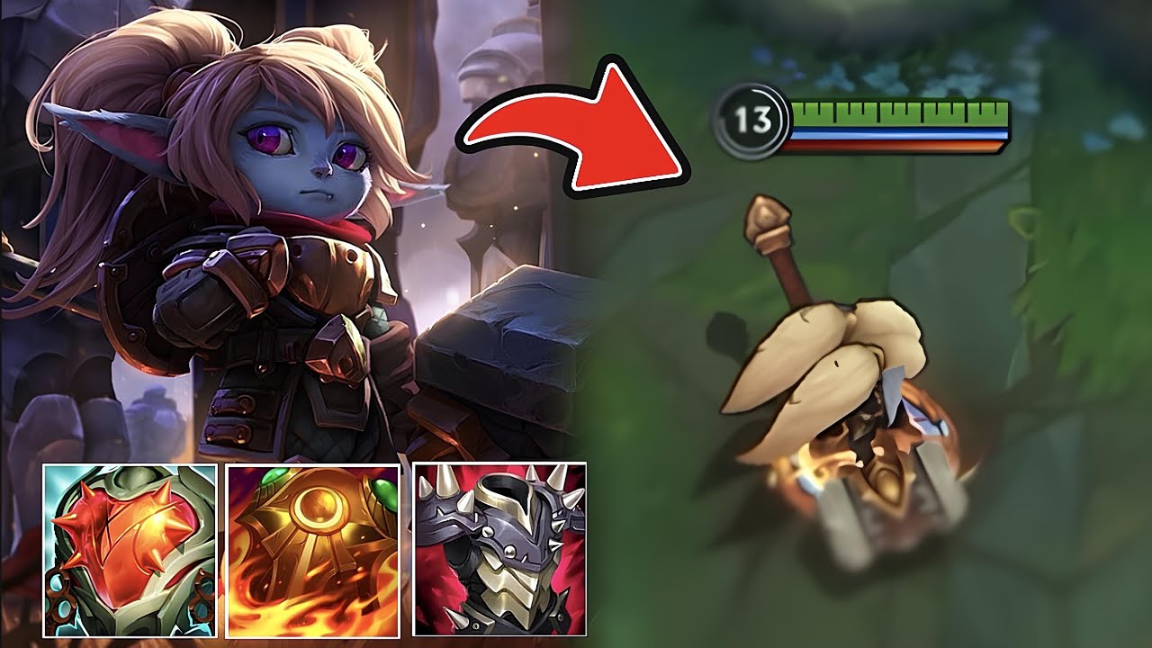 This Champ Cant Die WTF?! Poppy Is Mega Broken! Wild Rift (Runes & Build)