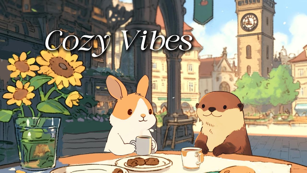 Café Time in Prague –Cozy Lofi by the Clocktower #lofihiphop  #chillmusic #coffee music #studymusic