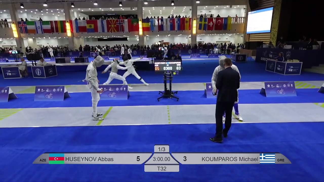 2026 137 T32 06 M S Individual  GEO Yellow KOUMPAROS GRE vs HUSEYNOV AZE