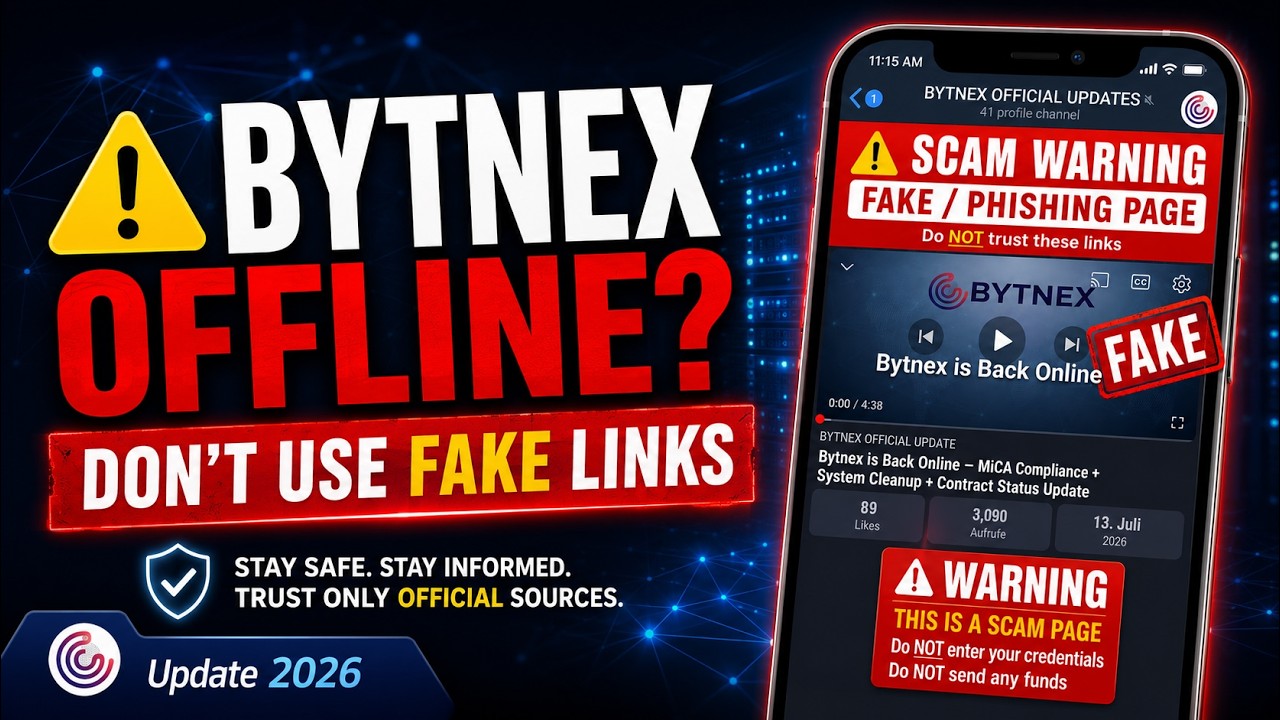 Bytnex Update 2026: Why Is the System Offline? Scam Warning + What to Do Now