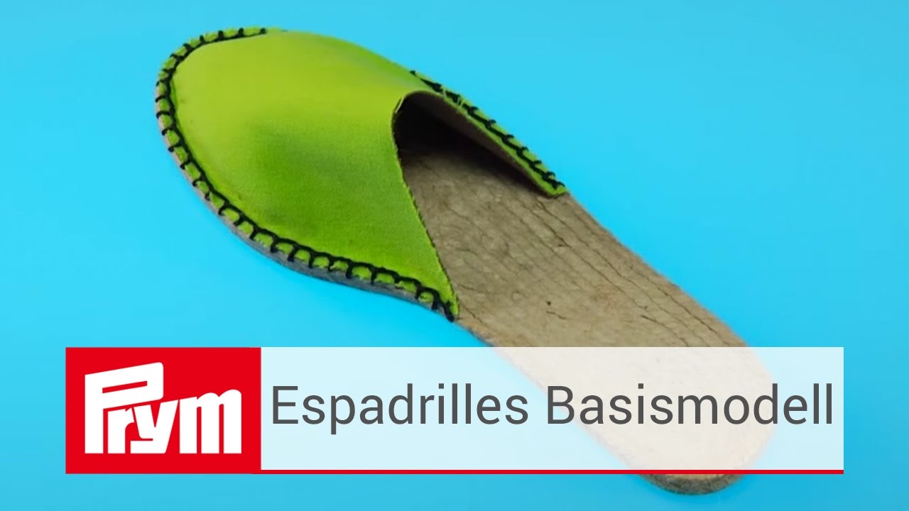 Prym Espandrilles selber nähen | Mit Prym Espadrilles nähen