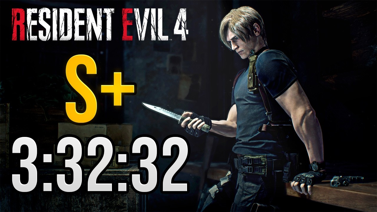RESIDENT EVIL 4 REMAKE - RPD OUTFIT RUN - 3:32:32 (ASSISTED S+)