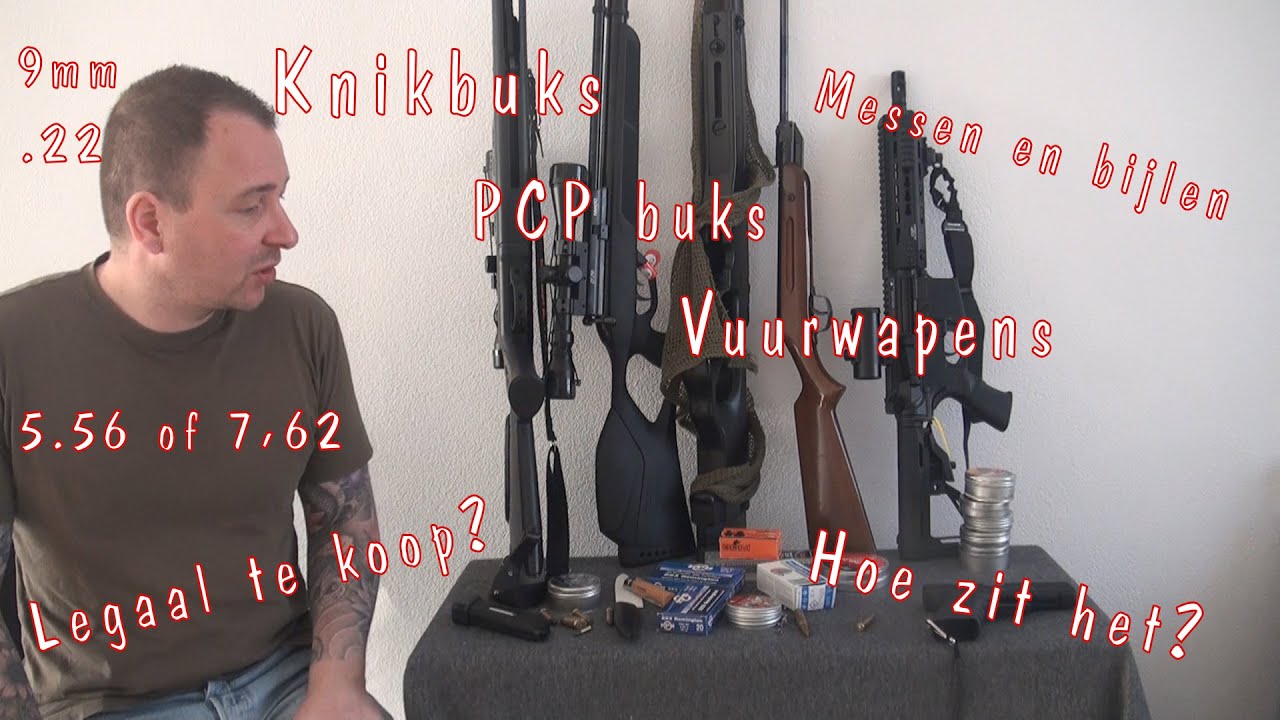 Wapens in Nederland, wet, regels en wat is er te koop. Preppen en survival bushcraft en outdoor.