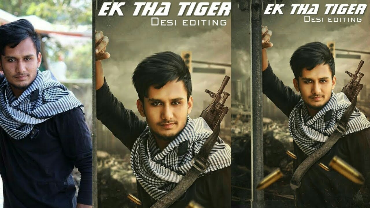 Ek tha tiger poster//picsart editing tutorial //desi editing