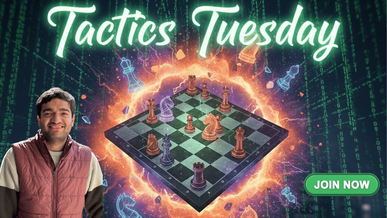 TACTICS TUESDAY | #chess #live #shorts #shortsfeed