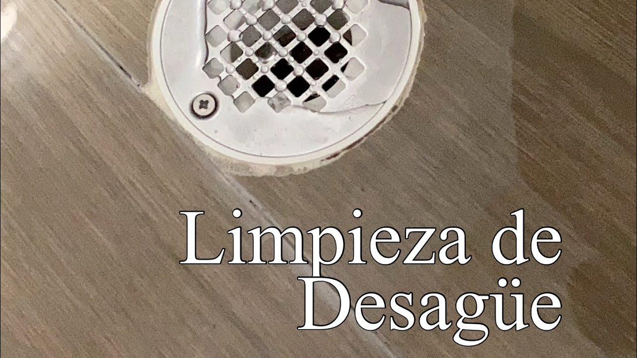 LIMPIEZA DESAG&Uuml;E DE DUCHA